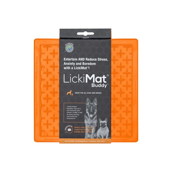 LickiMat Buddy Classic (Orange, 20cm) - Wuffies