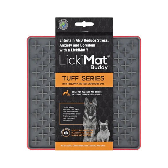 LickiMat Buddy Tuff Series (Red, 20cm) - Wuffies