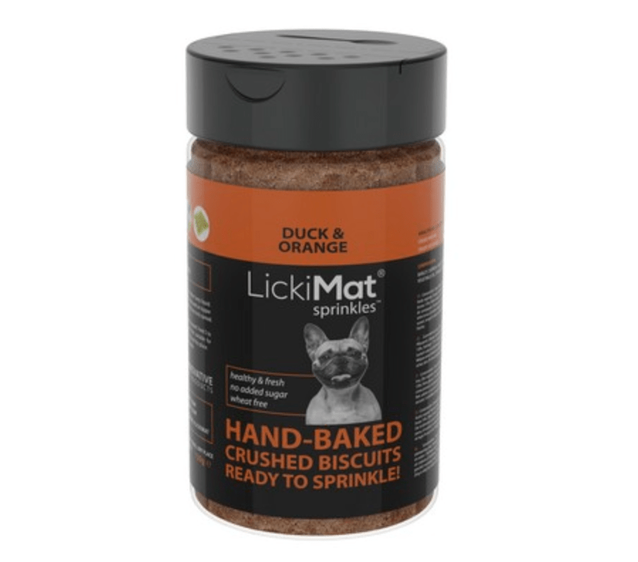 LickiMat Sprinkles Duck & Orange (150g) - Wuffies