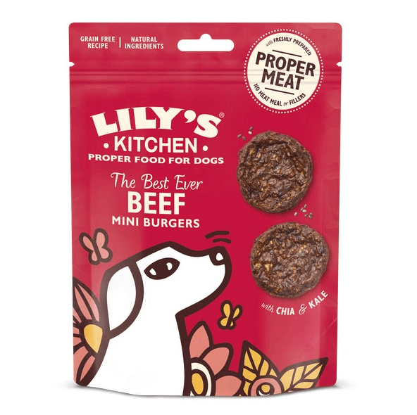 Lily's Kitchen Beef Mini Burgers for Dogs (70g) - Wuffies