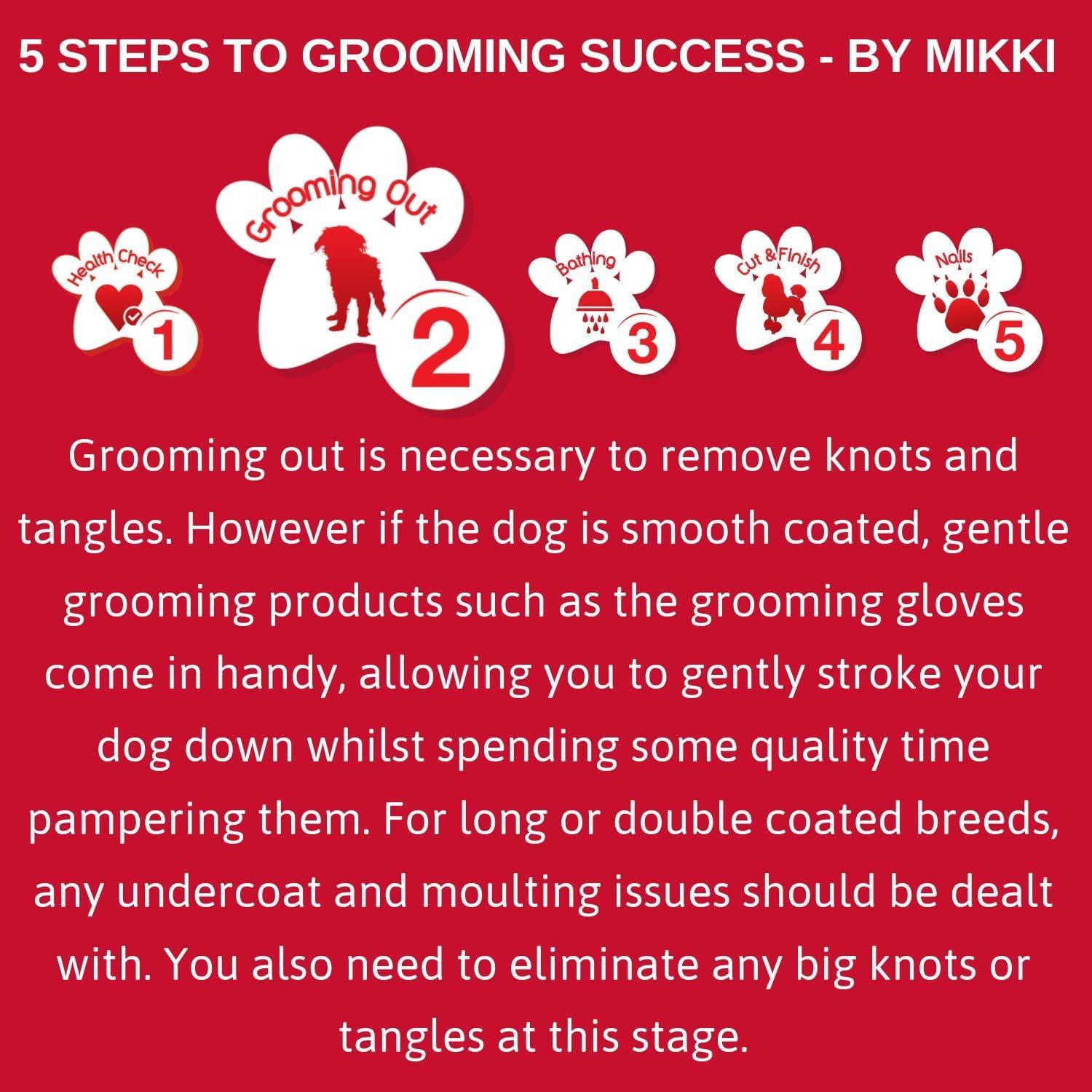 Mikki Dog Ball Pin Grooming Brush (Small/Medium) - Wuffies