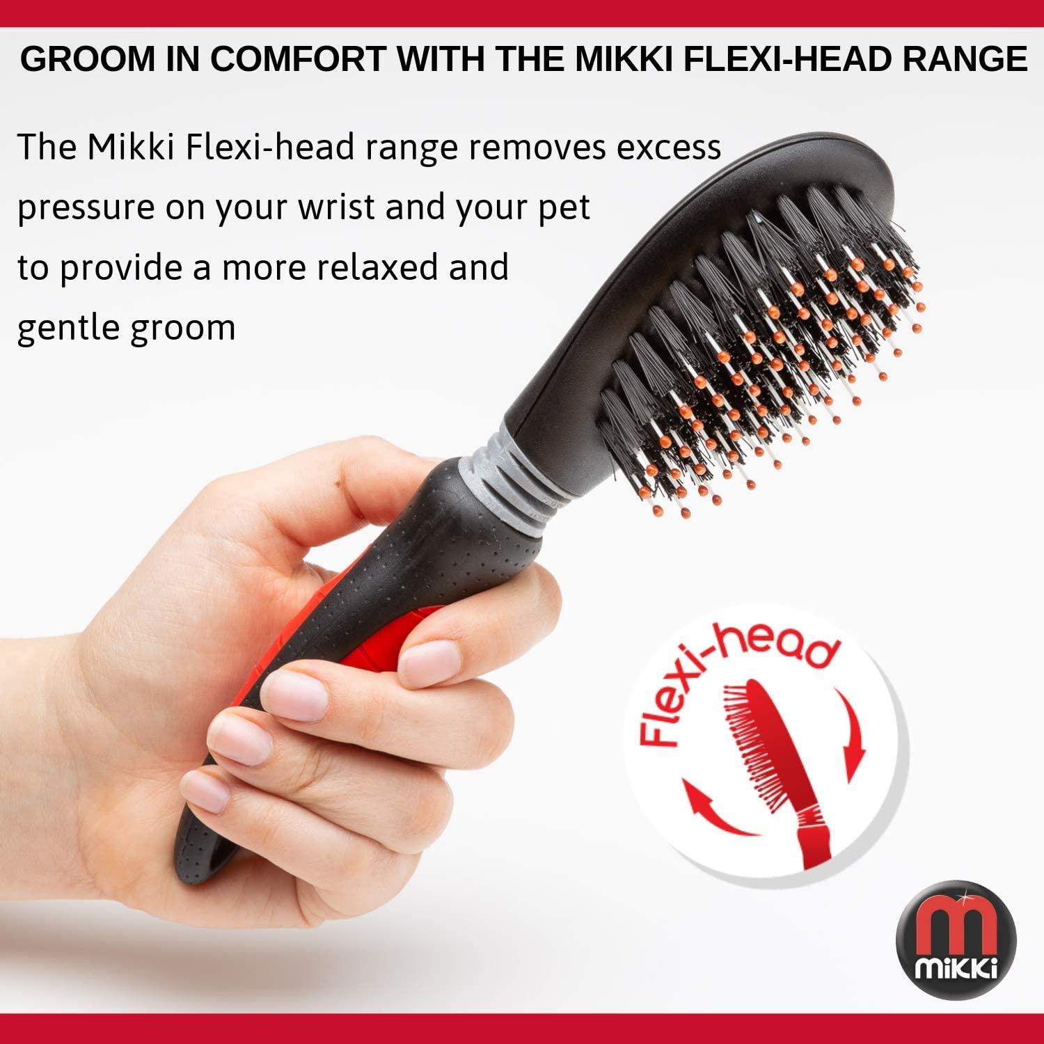 Mikki Dog Ball Pin Grooming Brush (Small/Medium) - Wuffies