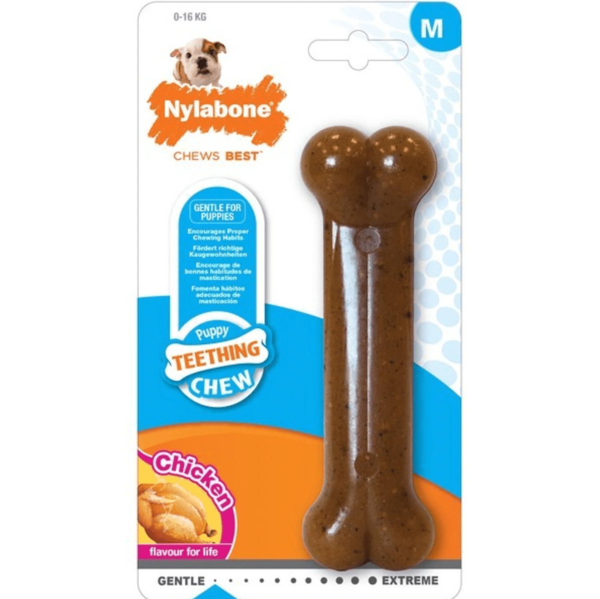 Nylabone Puppy Chew (Chicken) - Wuffies