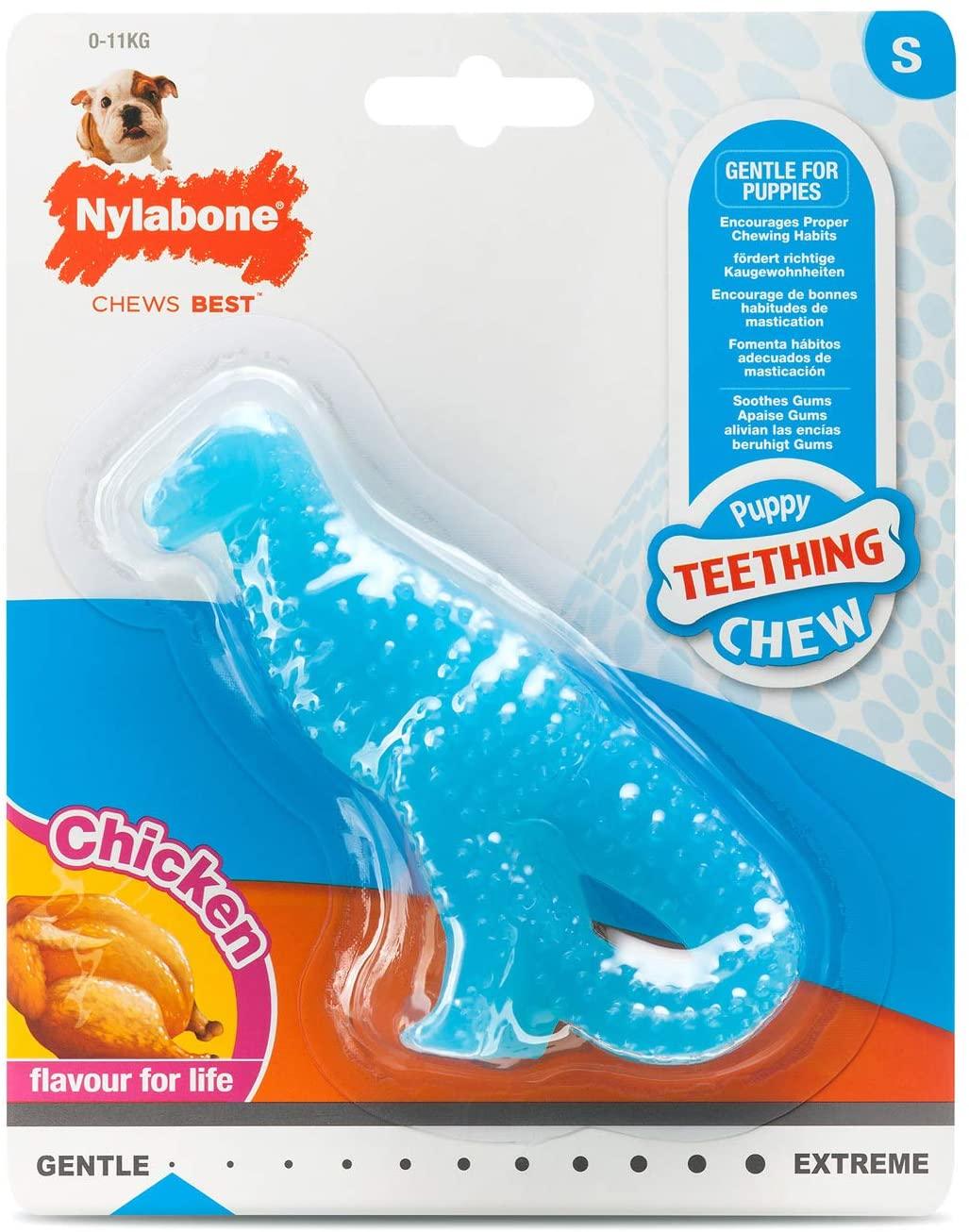 Nylabone Puppy Teething Dental Dino (Small) - Wuffies