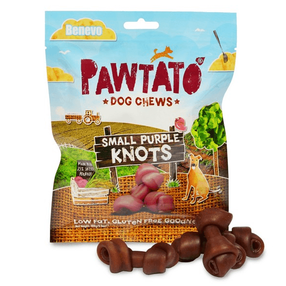 Pawtato Vegan Small Purple Knots (150g) - Wuffies