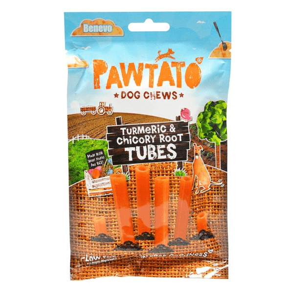 Pawtato Vegan Turmeric & Chicory Root Tubes - Wuffies