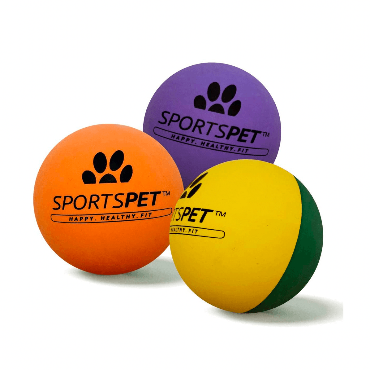 Sportspet High Bounce Balls (3 Pack) - Wuffies