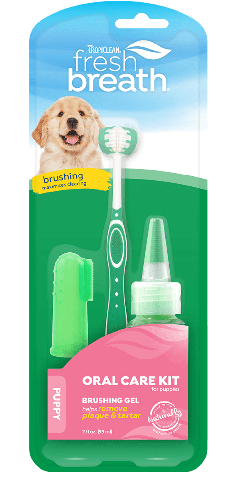 TropiClean Oral Care Kit for Puppies - Wuffies